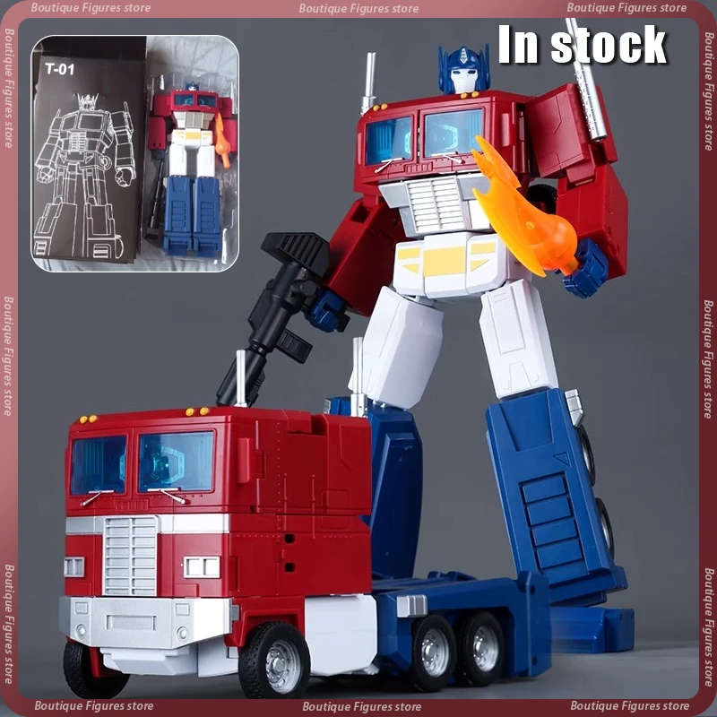 Трансформация 30 см Optimus PrimeCommander T-01 T-02 T-03 T-04 G1 экшн-фигурка гаражный комплект модель игрушки для мальчика подарок на заказ