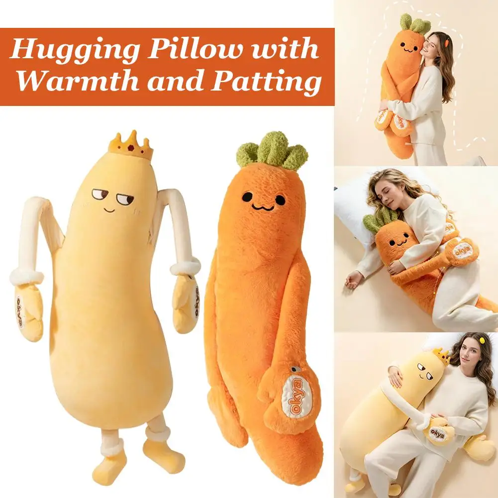 Adult Soothing Patting Hugging Pillow for Co-Sleeping Leg Sandwiching Soft Comfortable Sleep Aid Pillow for Couples
