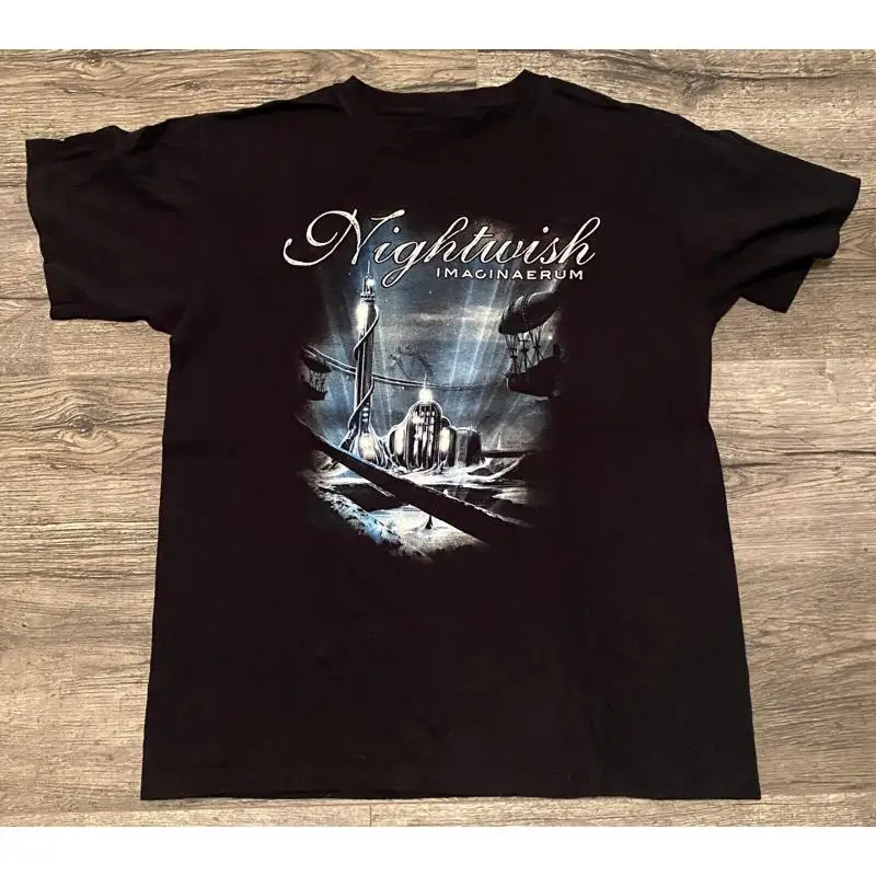 Camiseta del álbum IMAGINAERUM de Nightwish Band, algodón para adultos UB086