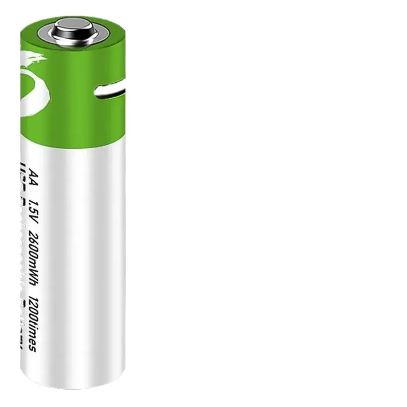 1.5V 2600 MWh Li-ion Battery USB AA Rechargeable Batteries Original for Remote Control Mouse Electric Toy Battery  Fast Shipping