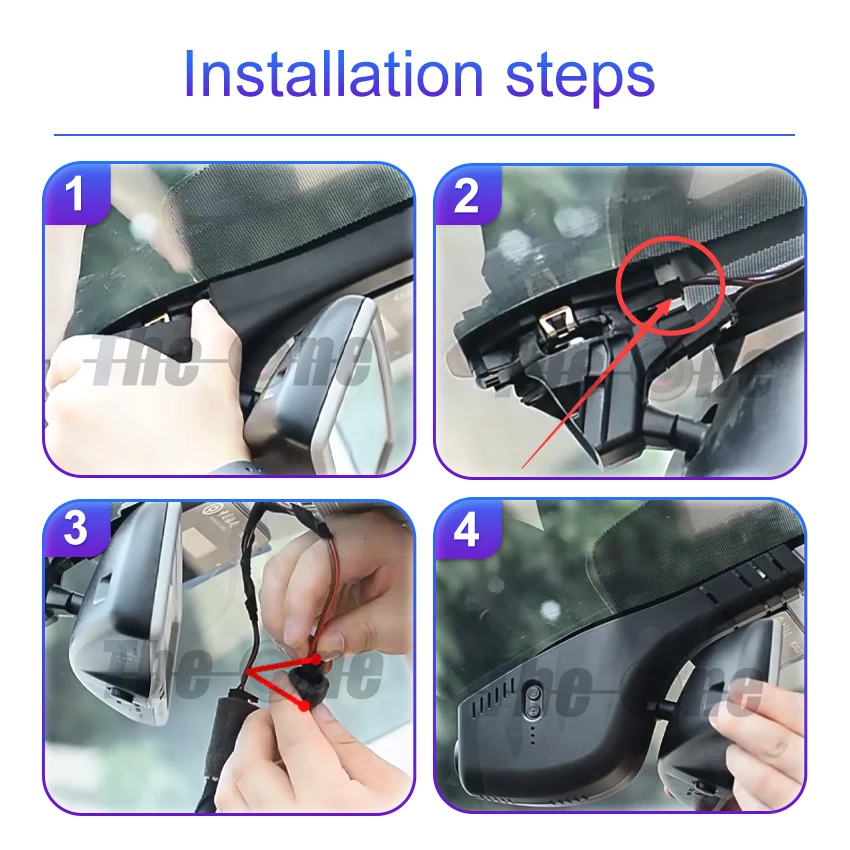 Plug And Play Wifi Car DVR For Volkswagen Atlas Cross Sport/Atlas/Transporter Multivan California Caravelle T6 T6.1 Dash Cam 4K