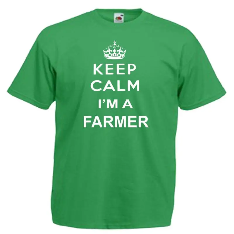 

Мужская футболка Keep Calm Farmer, 12 цветов, размер S 3XL