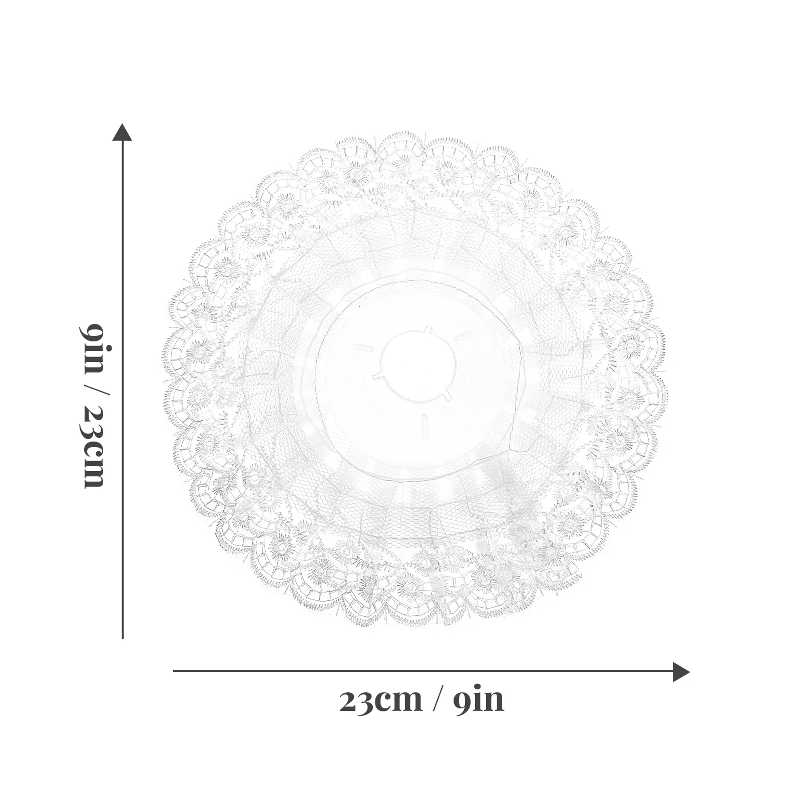 Ramo de encaje Torus para decoración de flores artificiales, sombrero de boda, soporte falso, arreglos florales, 6 uds.