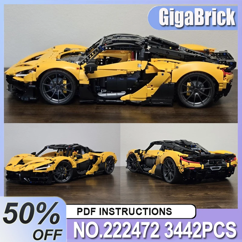 

MOC-222472 Высококачественная техническая суперспортивная модель автомобиля, сборочные блоки, кирпичи, гиперкар, игрушка-головоломка «сделай сам», подарки на день рождения для детей