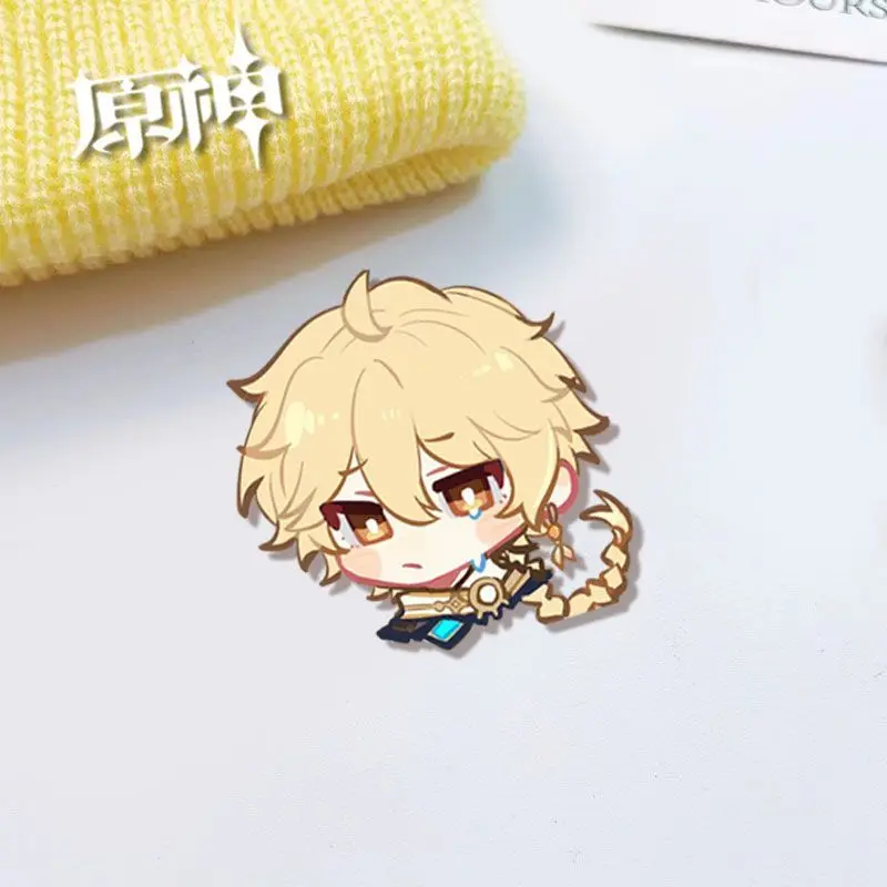 بروش أكريليك تأثيري من Genshin implic ، شارات Venti Xiao ، قلادة حقيبة مدرسية ، إكسسوارات ملابس ، جديد ، هدية ، 5: من