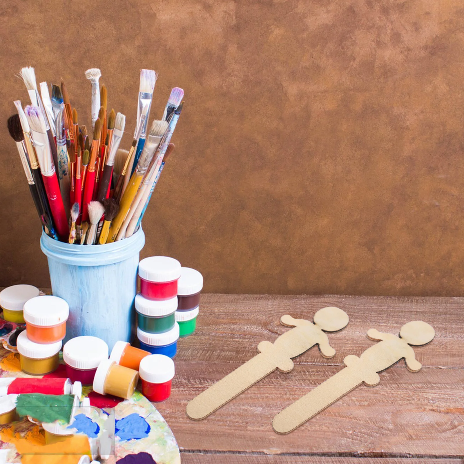 

20pcs Wooden Craft Diy Projects Cartoon Style Wood Slices For Home Decor Art Crafts Rustic Wooden Cutouts Diy Ornaments