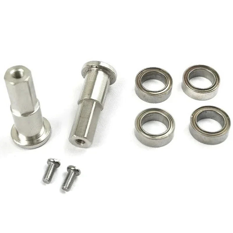 Adaptateur hexagonal de moyeu de roue de combinateur en métal avec roulement, accessoires de mise à niveau pour pièces de voiture de camion RC Wpl D12 1/10, 5mm