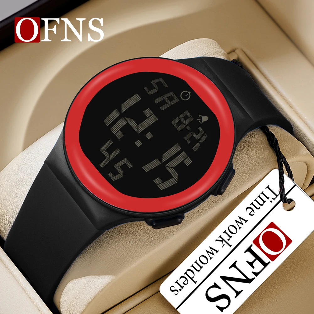 

OFNS 2151 Top Brand Sports Men Watches Fashion Countdown Waterproof LED Digital Watch Man Military Wristwatch Relogio Masculino