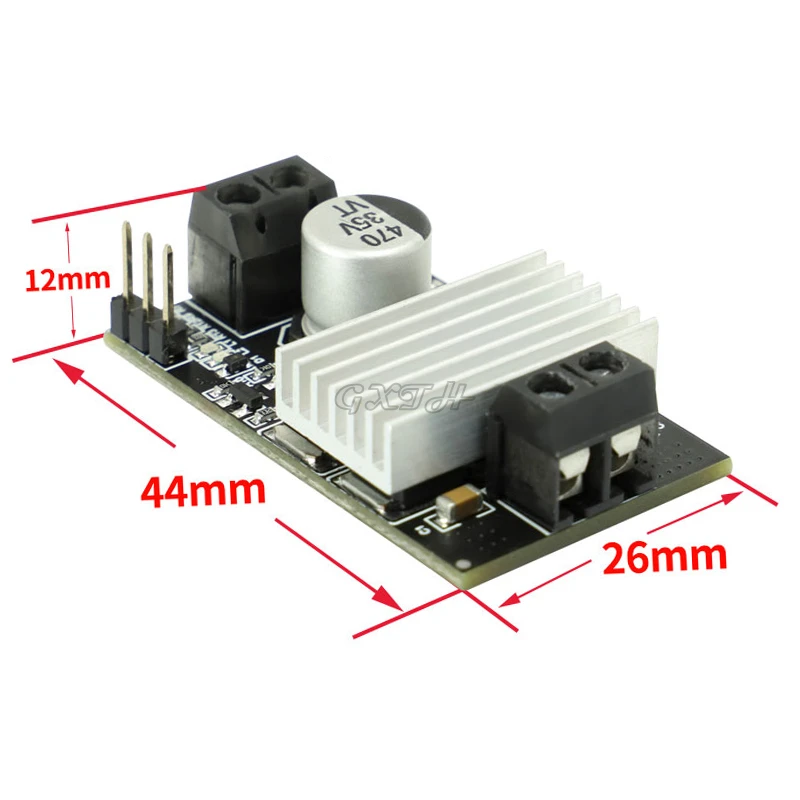 10A High Power DC Motor Drive Module Forward And Reverse PWM Speed Regulation Dimming Wide Voltage High Current 3V-20V