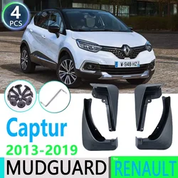 for Renault Captur Samsung QM3 2013~2019 2015 2017 2018 Fender Mudguard Mud Flaps Guard Splash Flap Mudguards Car Accessories