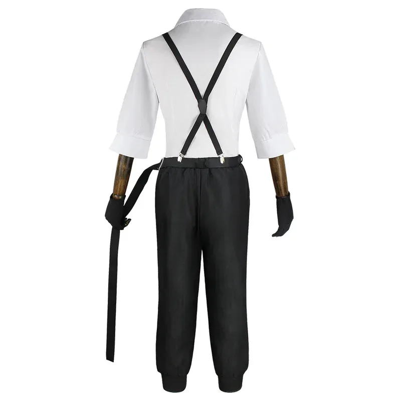 7 Uds Anime Atsushi Nakajima disfraces uniforme ropa Unisex Halloween Cosplay disfraz Prop hombres mujeres guante mb.3