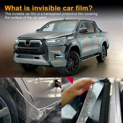 TPU Clear Sticker for TOYOTA HILUX  INVINCIBLE SOFORT V 2021 2022 2023 Transparent Pre Cut PPF Paint Protection Film