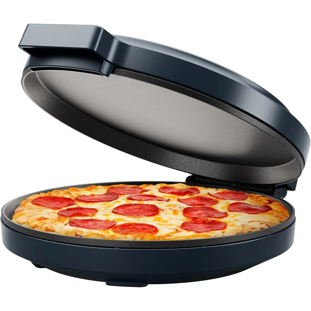 

Chefman Everything Maker & Pizza Oven – 1440W Countertop Electric Pizza Maker with 12” Nonstick Cooking Plates, Plus Makes