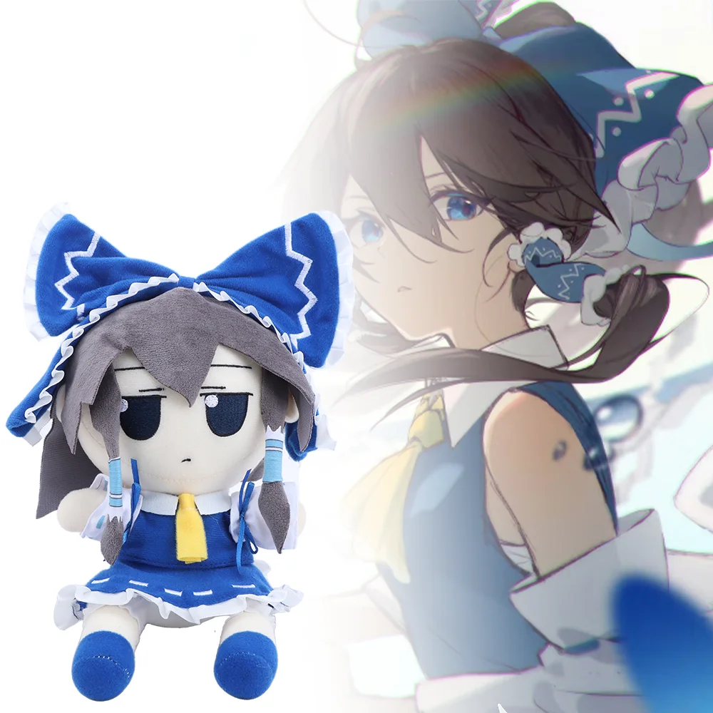 

Милая плюшевая игрушка Хакурей Рейму в наличии, fumo×fumo TouHou Project, мягкая кукла Рейму, кавайный подарок, подарок на день рождения для ребенка, рождественский подарок, декор для дома