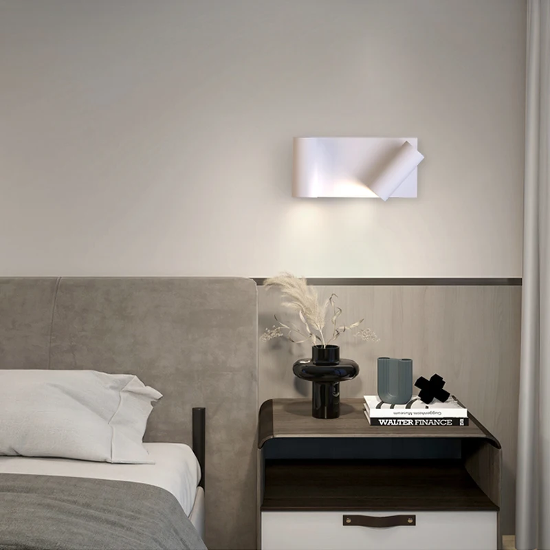 Lámpara LED de pared, luz de lectura para pasillo, dormitorio, Hotel, libro de noche, decoración de pared, sala de estar, accesorio de iluminación interior