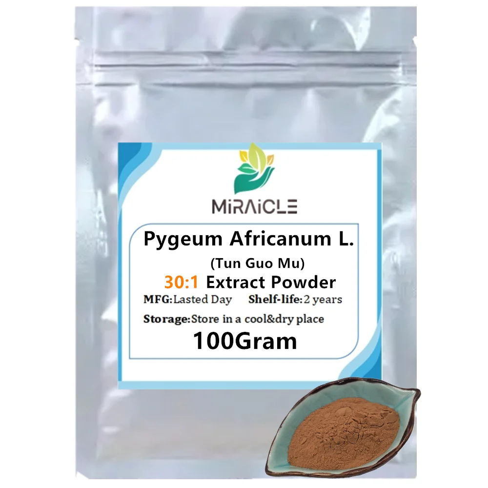 50-1000g Extracto de madera de glúteos Pygeum Bark Africanum P.E(TunGuoMu)