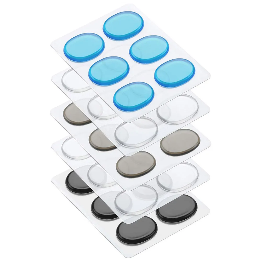 وسادة كتم الصوت من السيليكون 5 أوراق قابلة لإعادة الاستخدام عالية اللزوجة ملائمة تمامًا على شكل طبلة كمين لتخفيف الصوت، حصيرة طبلة التحكم المثالية