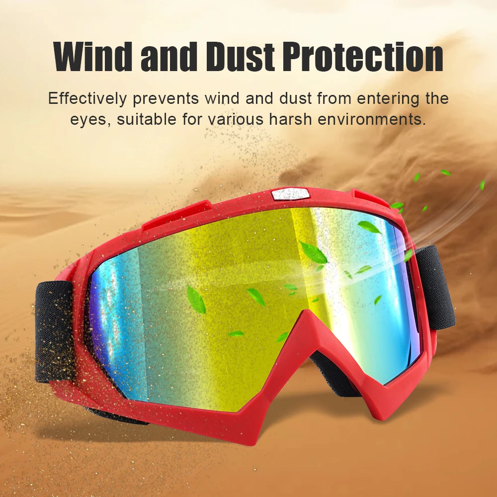 YUEDIO 2025 High-Value Hot-Selling Moto Ski Goggles-TPU Windproof Dustproof UV400 for Outdoor Riding