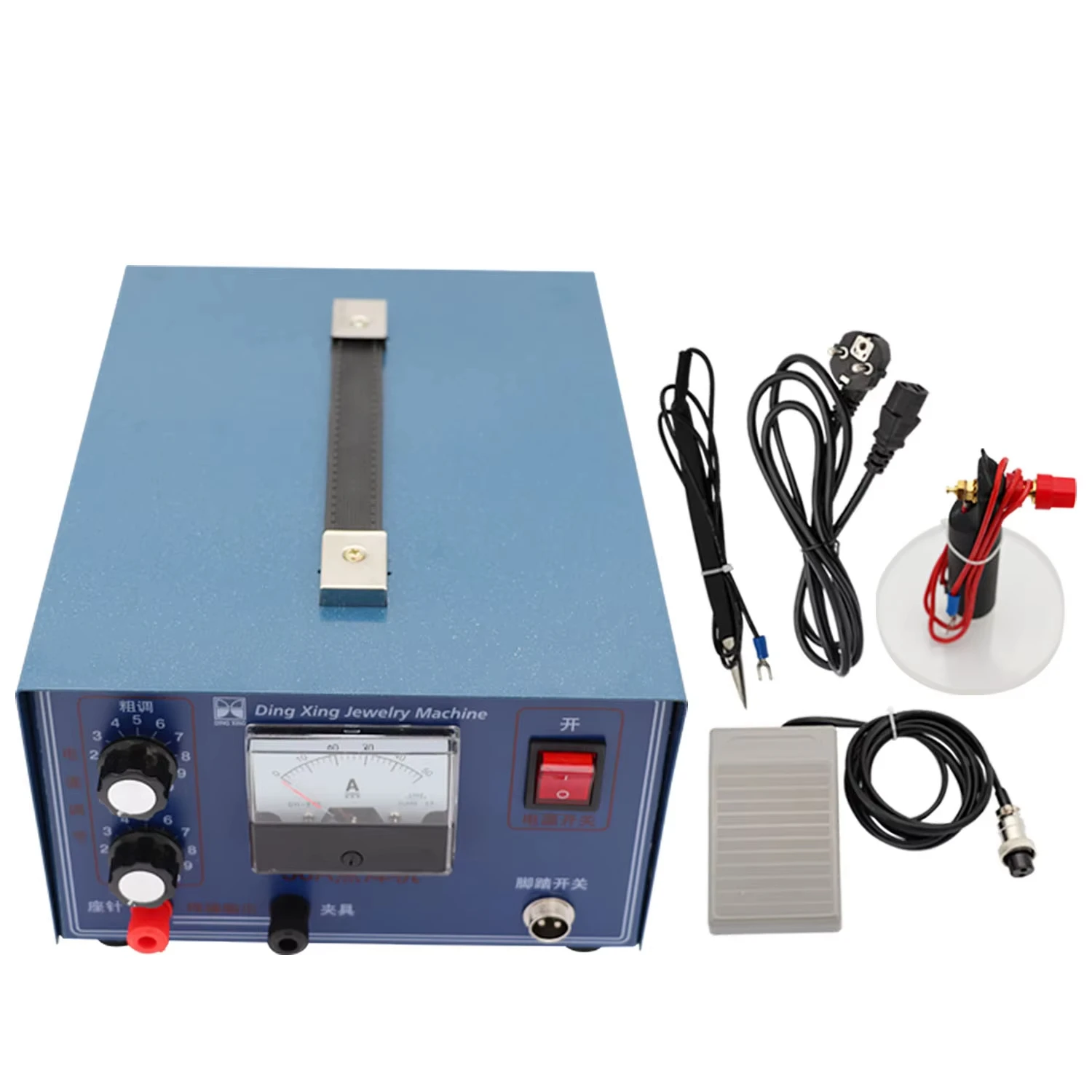 

DX-50A Spot Welding Machine Pedal Pulse Spot Stick Welder Electric Soldering Accessories Tools for Jewelry Gold Silver Plat
