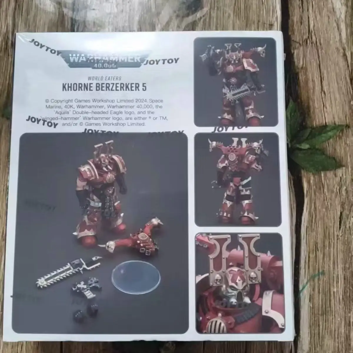 【FS】 JOYTOY Warhammer 40K World Eaters Khorne Berzerker 5 1/18 Action Figures Anime Models Toys Gifts