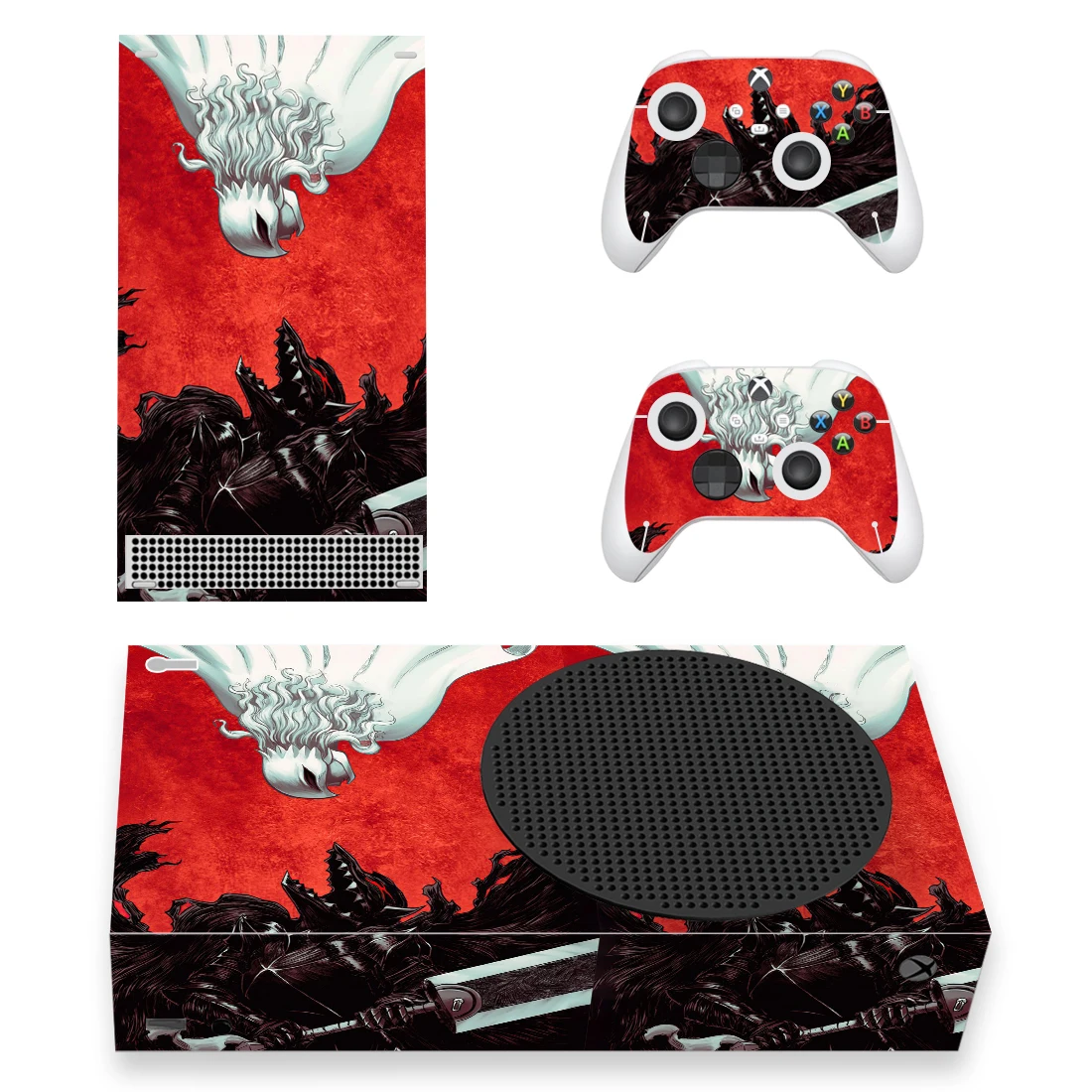 Berserk Guts Style Xbox Series S Skin Sticker for Console & 2 Controllers Decal Vinyl Protective Skins Style 1