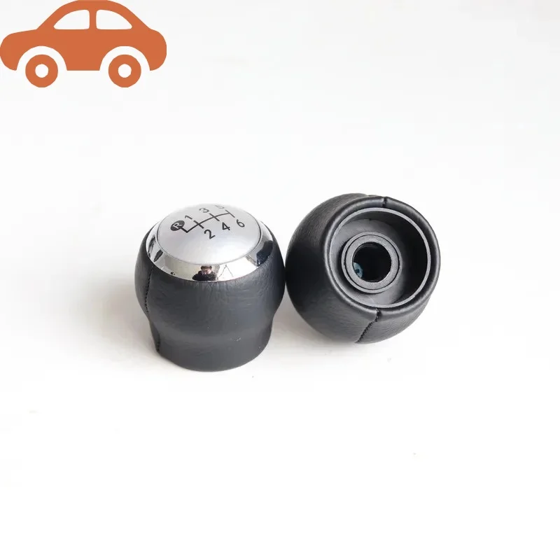 For Leather Wrapped Gear Shift Handball for Toyota Corolla RAV4 Manual Transmission Head Gear Lever Gear Head Car Accessory
