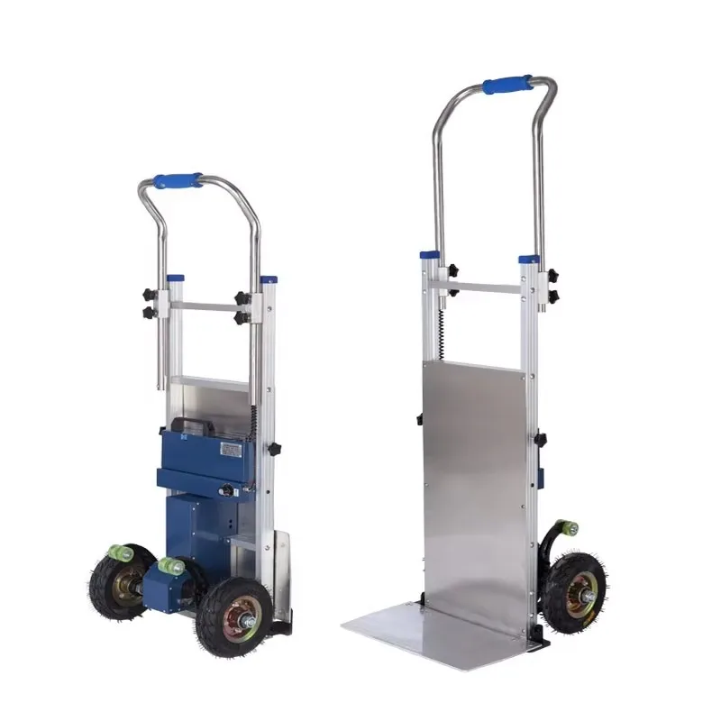 CE Lightweight Aluminum Foldable Lithium Battery-powered Electric Stair Climbing Trolley for Factory Wholesale Off-road Tire