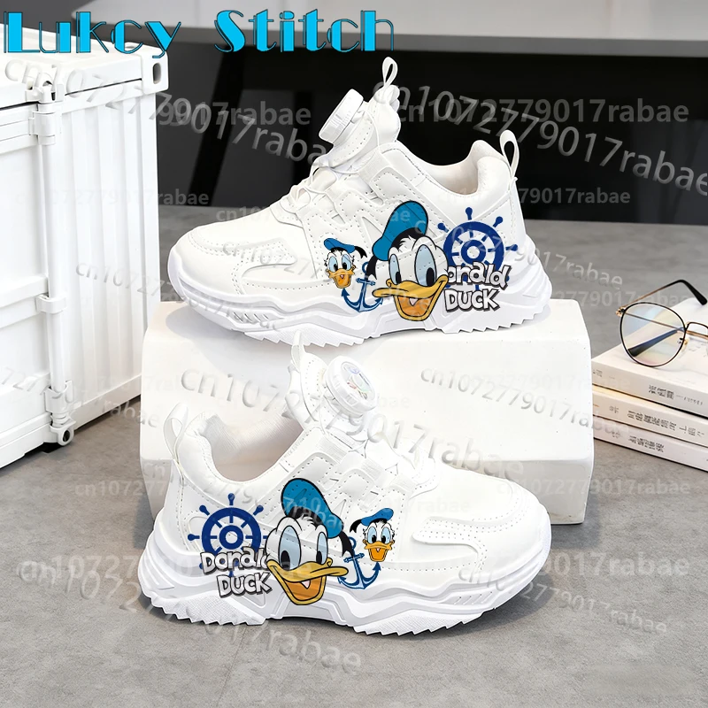 

Дональд Дак, молодежные студенческие детские маленькие белые туфли для мальчиков и девочек, легкая серия, обувь для скейтбординга с поддержкой свода стопы