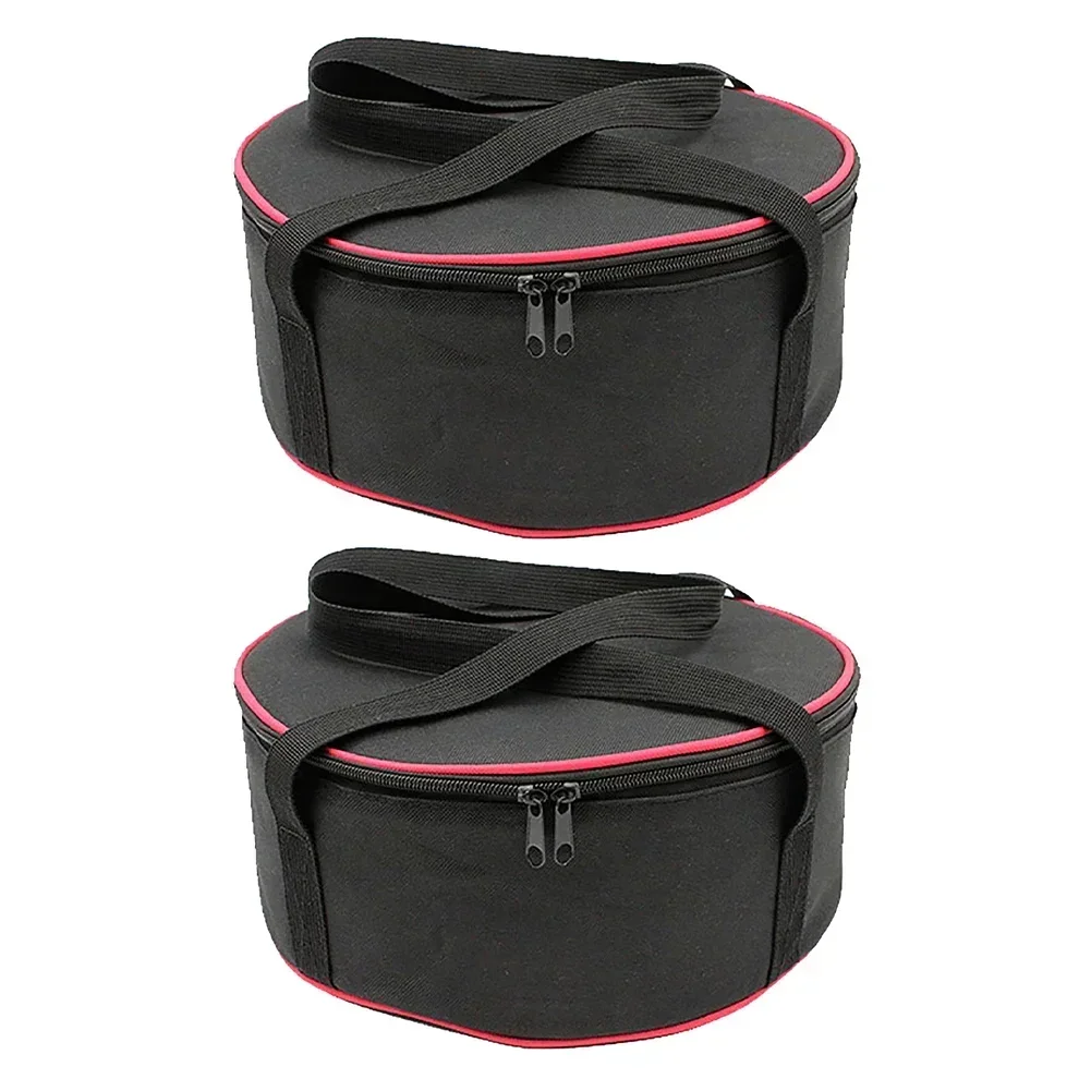 28*13cm Camping Tableware Bag Easy-carry Camping Dish Container Outdoor Tableware Storage Compact Plate Holder Double-End Zipper