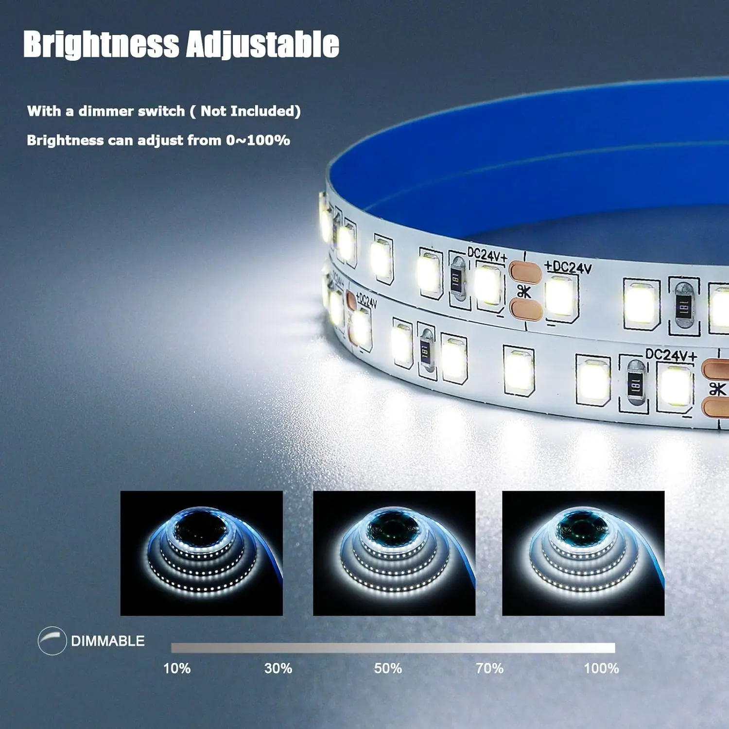 5M 10M/rolka LED Strip DC 12V 24V SMD 2835 120 diod/M biały/ciepły biały do domu lampa dekoracyjna elastyczny taśma wstążkowa światła linowe