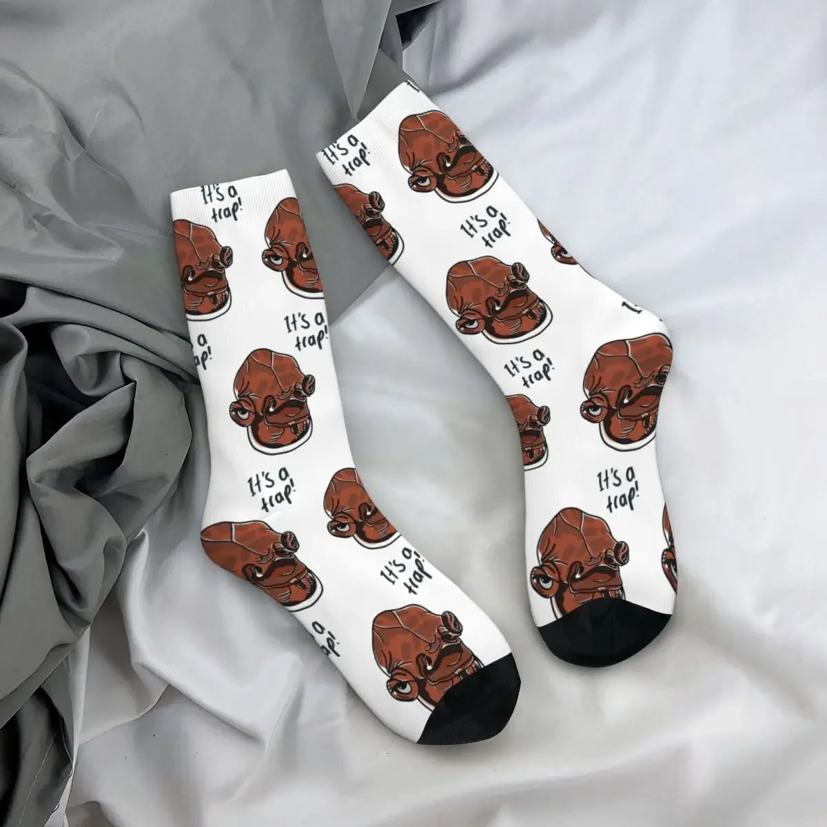 Admiraal Ackbar Sokken Harajuku Super Zachte Kousen Hele Seizoen Lang Sokken Accessoires Voor Unisex Geschenken