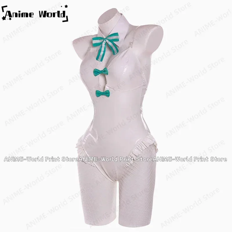《Нестандартный размер》Аниме Кролики Rurudo Белый цвет Bunny Girl Косплей Костюм, 7;k'2.s;9,