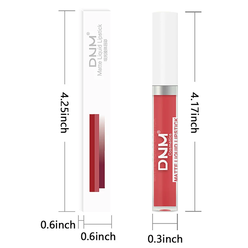 19 Colors Velvet Lip Glaze Waterproof Lipstick Matte Lip Mud Lipstick Natural Sexy Moisturizing Lip Stick Woman Makeup Long Tube