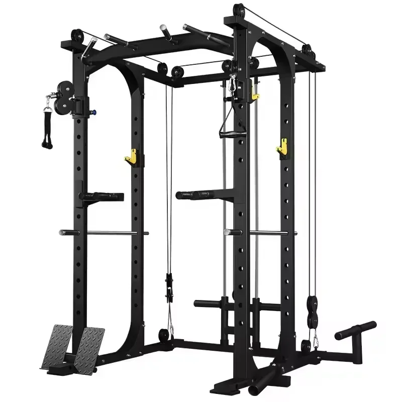 Popular Gantry Frame Smith Machine Commercial Fitness Equipment Power Cage Home Functional Station Trainer Squat Rack