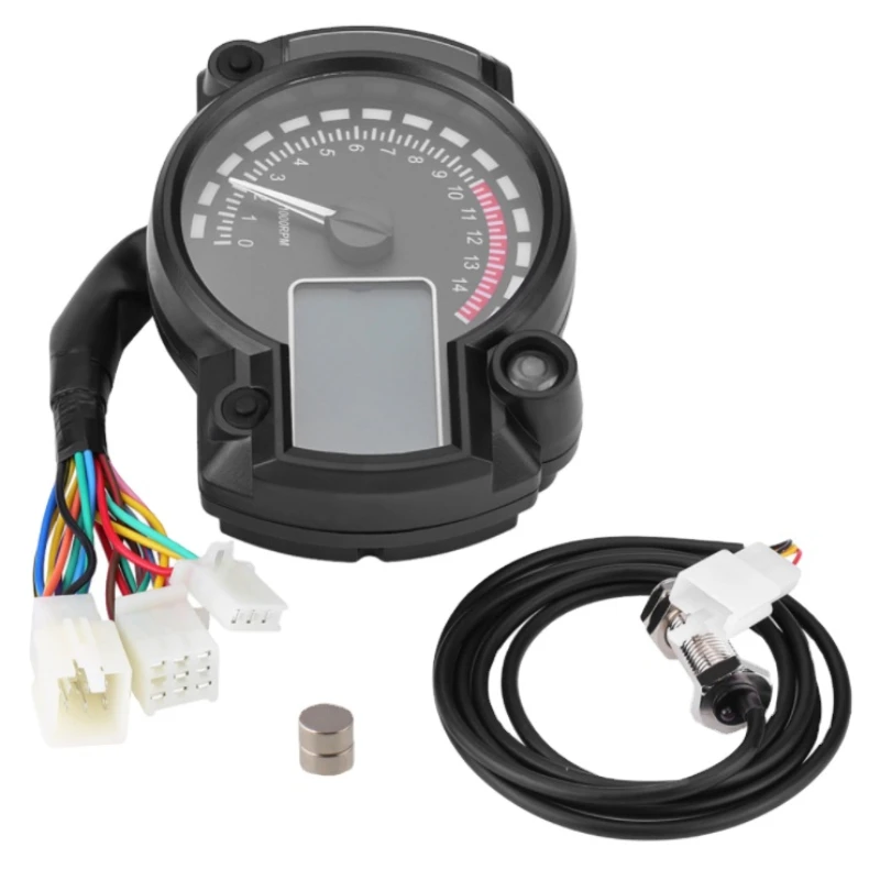 Color Tachometer Universal Motorcycle Digital Speedometer For Sunlight 14000 RPM 299 Kmh Mph 7 Quad Frenzy ATV