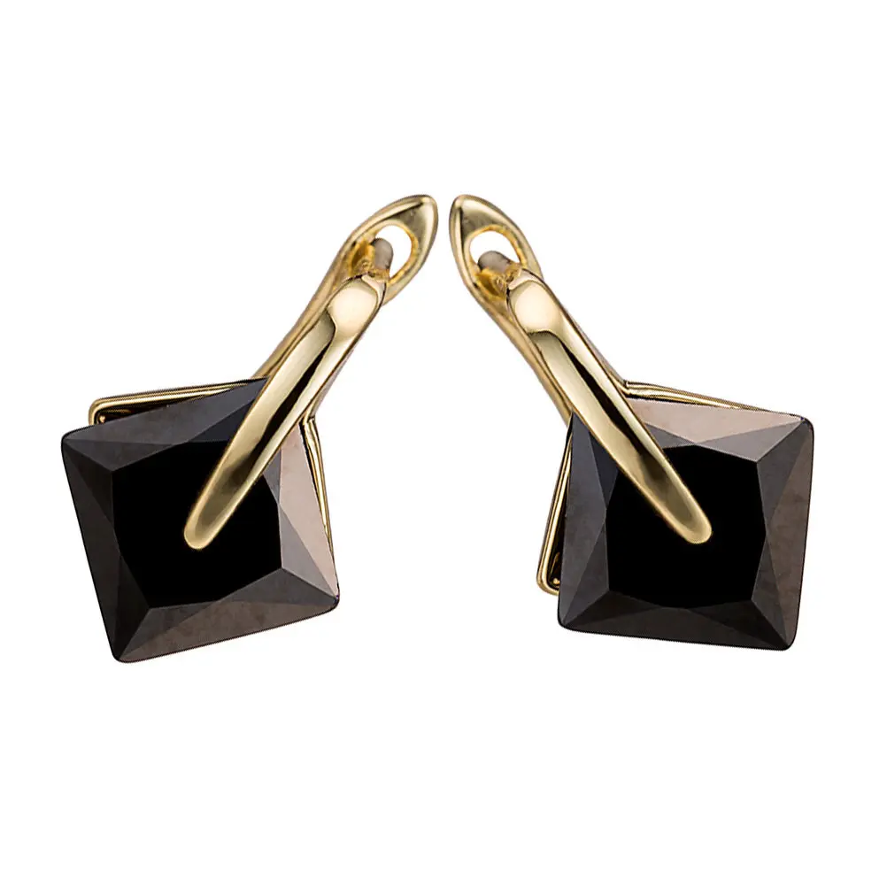 1Pair Women Zircon Earrings Minimalist Circle Studs Simple Subtle Design Versatile for Casual Formal Outfits Daily Wear