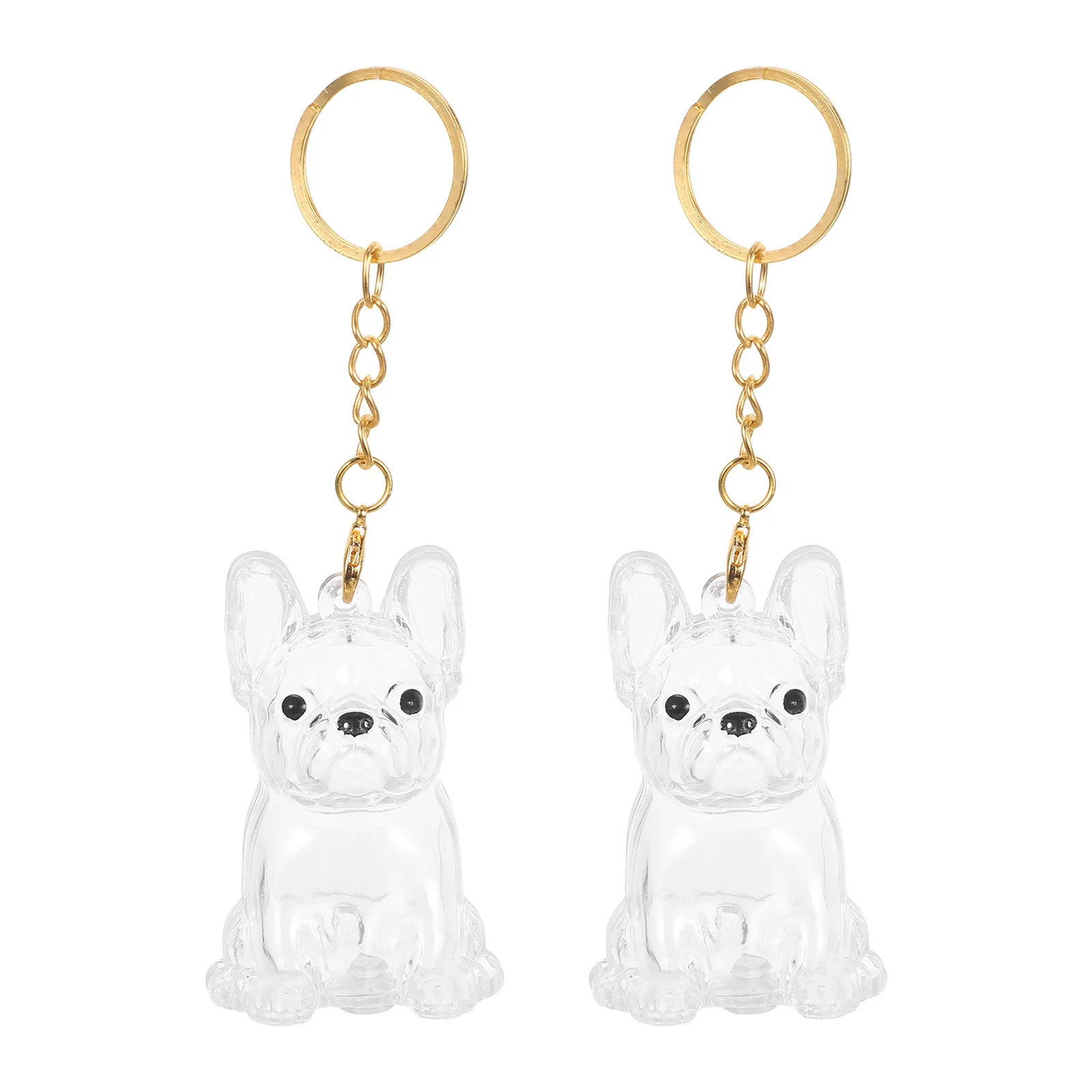 

2pcs Dog Hair Storage Keychain Transparent Pet Hair Holder Capsule Mini Urn For Pet Memorial Keepsake Pendant Travel-Friendly