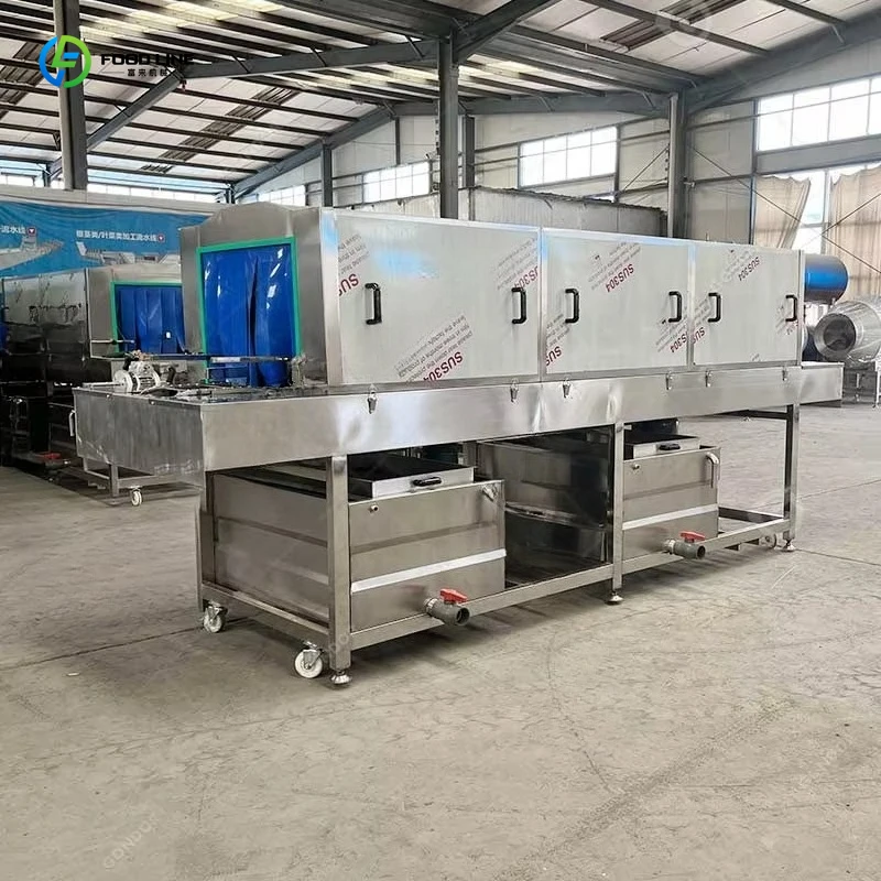 Customized Automatic Tunnel Washer Good Wash Machine Plastic Pallet Egg Tray Basket Crate Cleaner
