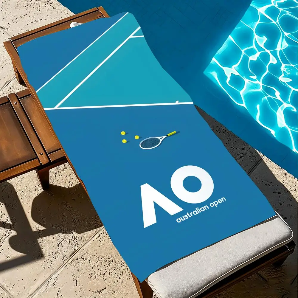 Sports Event A-Australian Open Towel Towel beach towel, quick drying absorbent bath towel for Swim,Gym,Camping,Outdoor hot