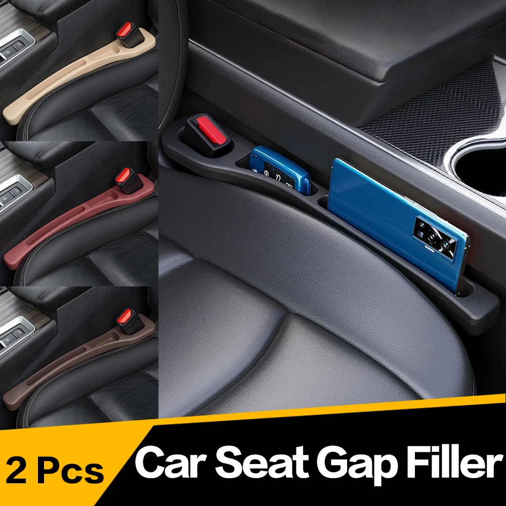 PU Car Seat Gap Filler Universal Leak-proof Filling Strip Side Seam Plug Strip Anti-Drop Seat Gap Strip With Hole Car Decoration