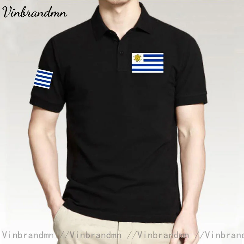 Army Uruguay Uruguayan URY UY Short Sleeve Polo Shirt Mens High Quantity Fashion Business Casual Cotton Sports Lapel Polo Shirts