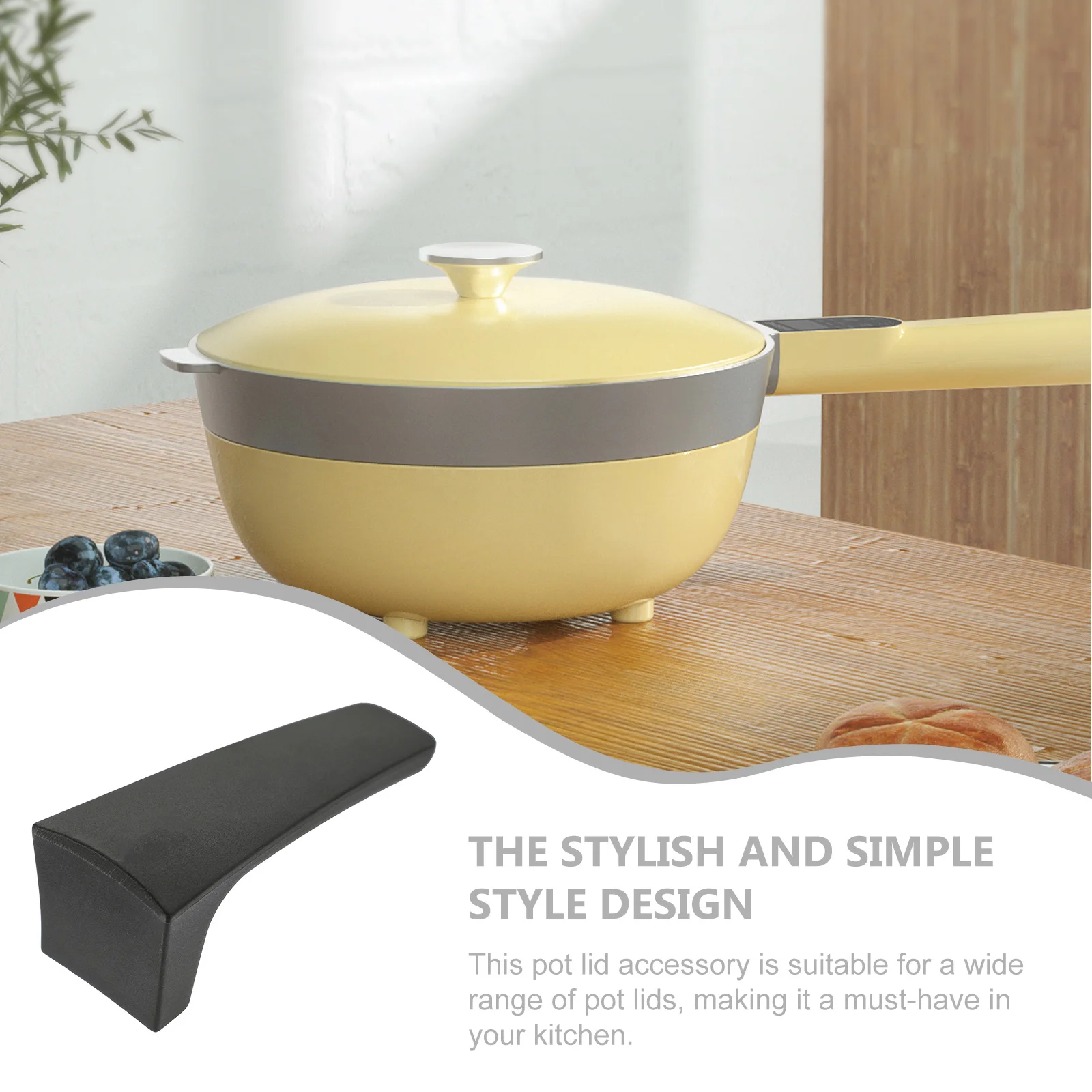 

Pot Replacement Saucepan Lid Knobs Universal Bakelite Pan Lid Grip Detachable Cookware Handle For Kitchen Saucepan