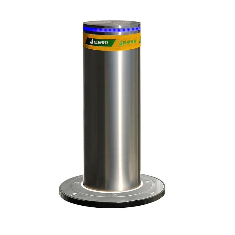 electric parking system stainless steel automatic hydraulic traffic road flexible rising bollard