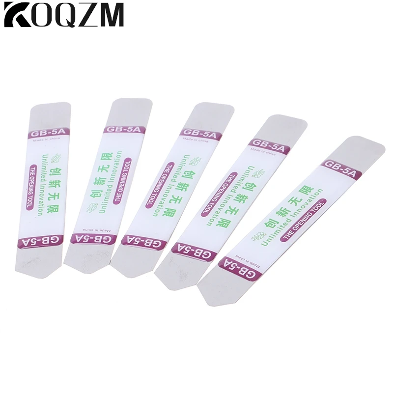 2/5Pcs Open Repair Tool Kit For Mobile Phone Electronic Broken Screen Glue Removal Metal Flat Spudger Soft Blade Pry Bar