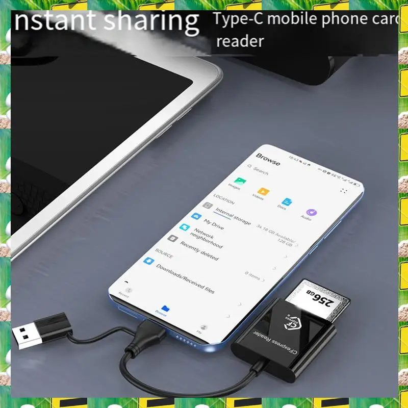 3C Electron 10 Гбит/с Cfexpress Type B Card Reader Writer USB3.2 Gen2 USB-C Cfe Card Reader для Android Win XP/Vista/7/8/8.1/10/11