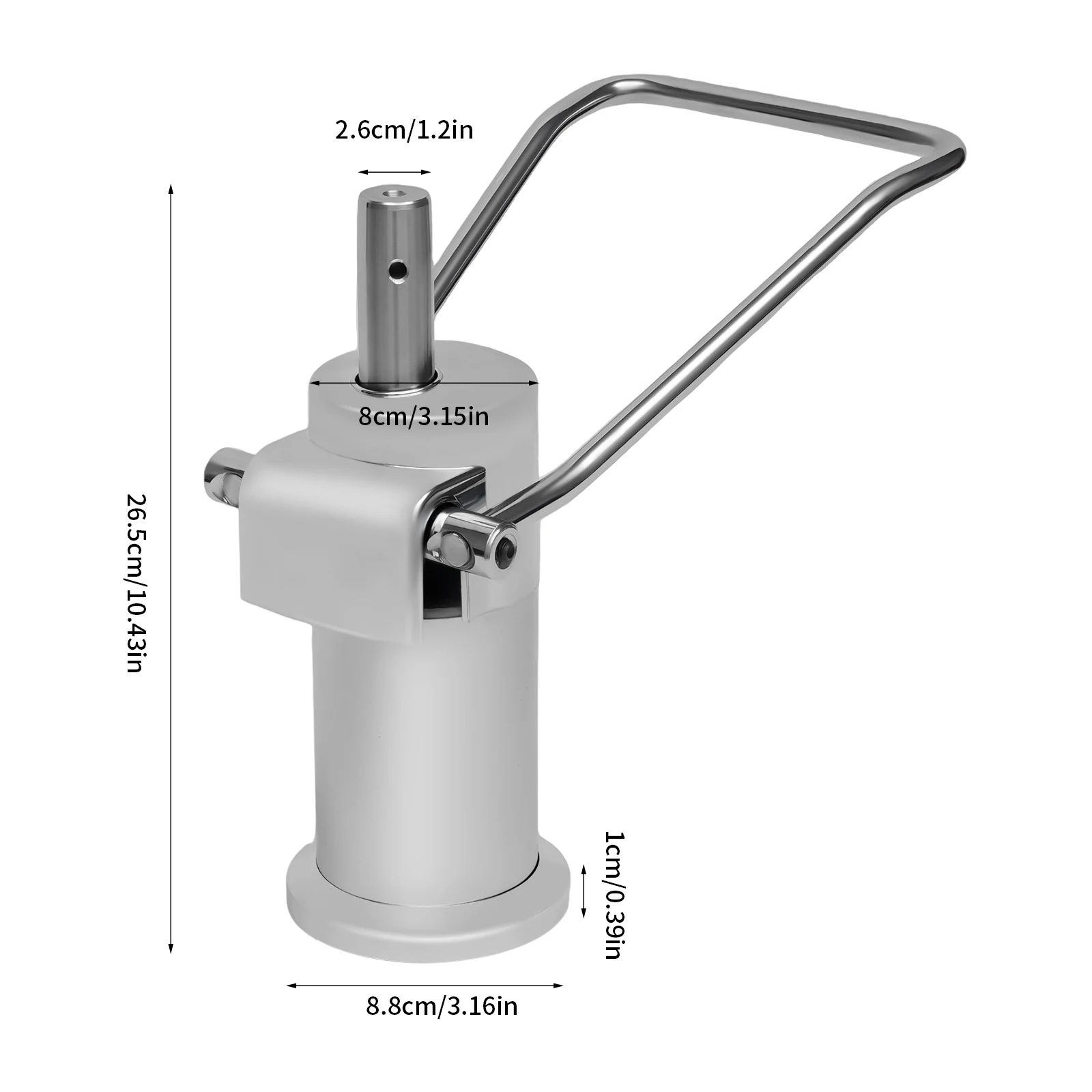 Barber Chair Hydraulic Pump Replacement – High-Quality Iron, PP, and Steel Construction, Easy Installation