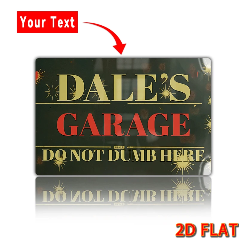 1 PC ส่วนบุคคลป้ายข้อความ,CUSTOM Black Steel Design GYM ป้าย,ป้ายธุรกิจส่วนบุคคลของขวัญป้ายอลูมิเนียม 8x12 นิ้ว.