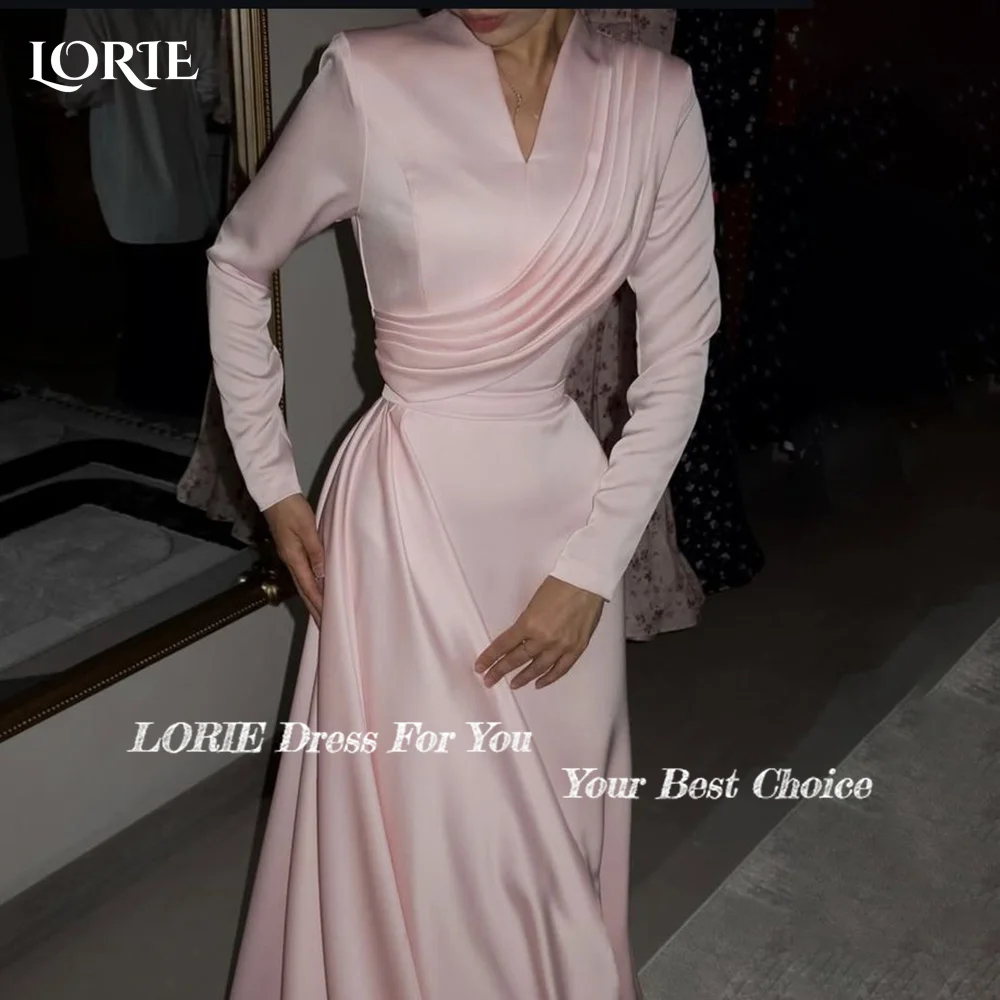 

LORIE Shiny Satin Mermaid Evening Dress Sweetheart Ruffle Bobycon Prom Dress Sexy Pleats Party Gown Customized Brithdays Dress