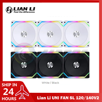 Lian Li UNI FAN SL V2 SL120 SL140 Evolution Upgrade Version ARGB Fan Kit L-Connect 3 Control 1 / 3 Pack