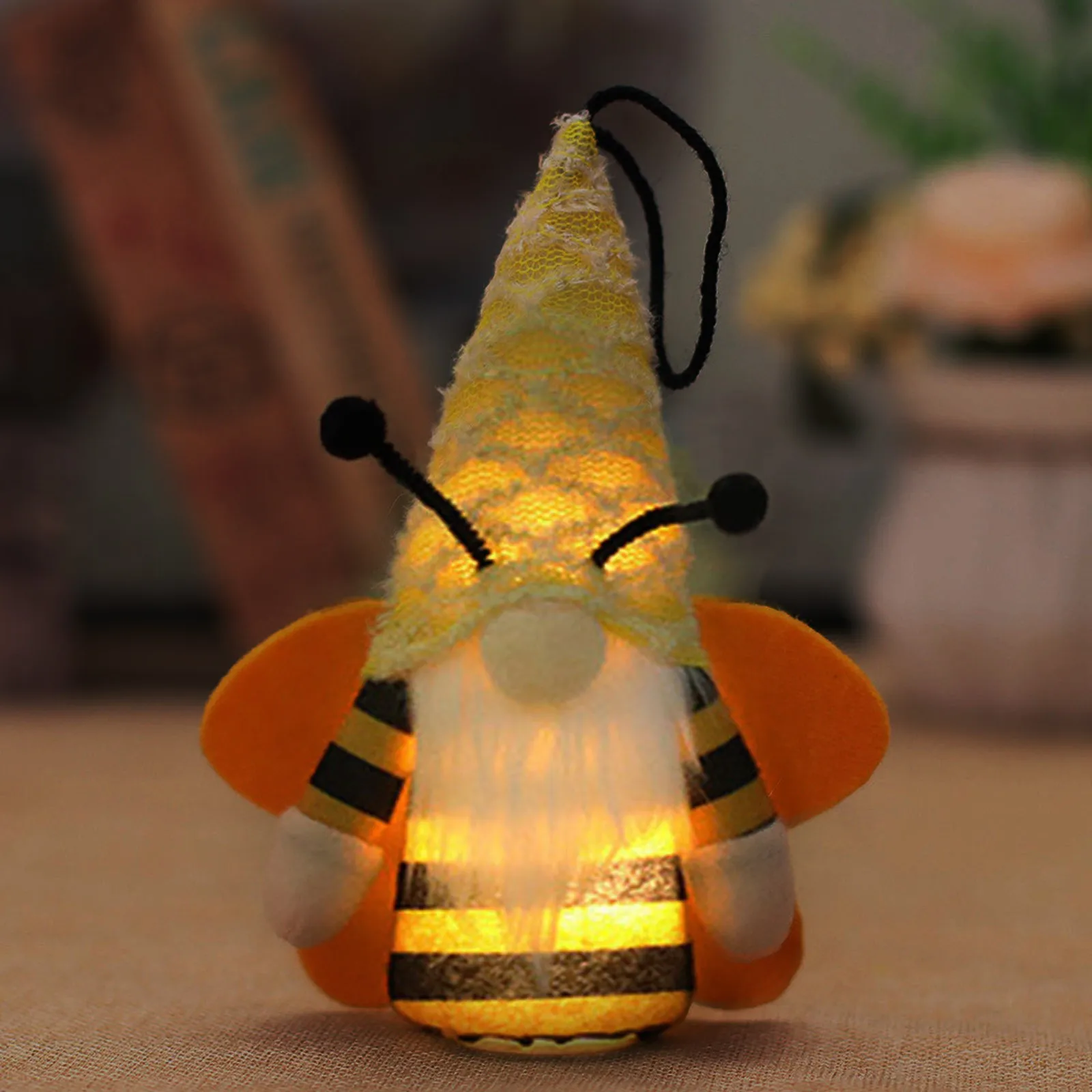 1pcs Festival Glowing Gnome Doll Pendant Faceless Dwarf Decoration Ornaments Rabbit H Doll Fir Garland Festival Party Home Decor